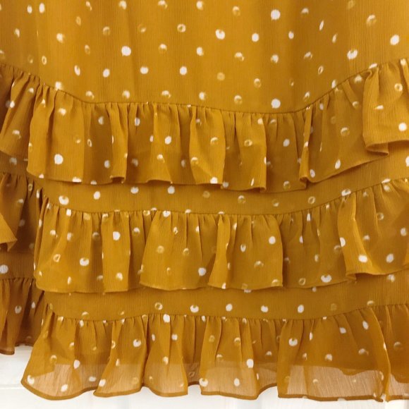 NWT J.Crew Point Sur Ruffle Dress Crinkle Chiffon - Picture 11 of 12